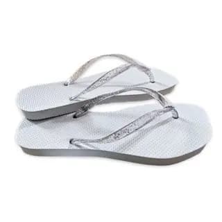 Promoção Kit 38 Pares Chinelo Feminino De Dedo Várias Cores Macio Leve Barato Tira Brilhante