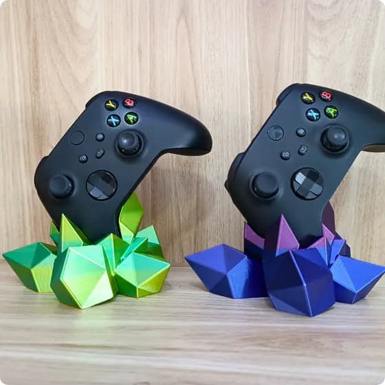 Suporte para Controle compatível com XBOX | PS4 | PS5 | Swith Pro - Modelo Cristal