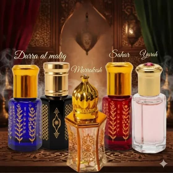 Árabe: Perfumes em Óleo Concentrado – Luxo & Fixação 6ml/12ml