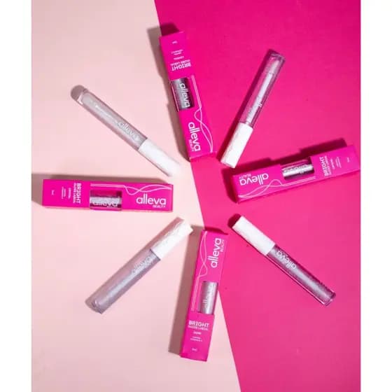 Gloss Labial Alleva Bright Glow - Efeito Volume e Brilho Intenso