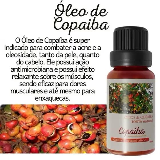 Óleo de Copaíba Uzze + Natural – 20 ml