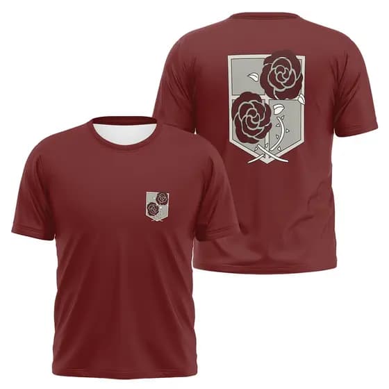 Camiseta Attack On Titan - Tropas Estacionárias - CTAONT07