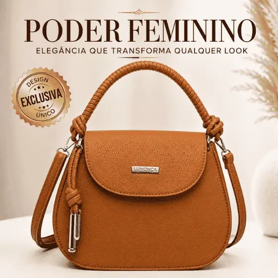 Bolsa Poder Feminino Caramelo