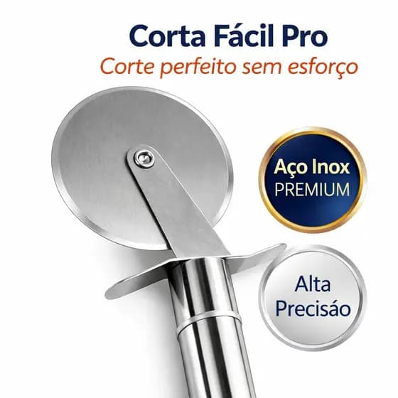 🔥Cortador de Pizza Corta Fácil Pro – O Fim do Corte Imperfeito