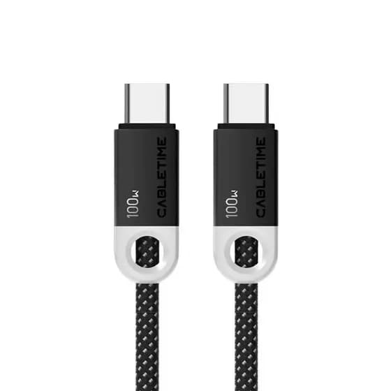 Cabo Carregador USB C Turbo PD 100W Para Android iPhone 2m