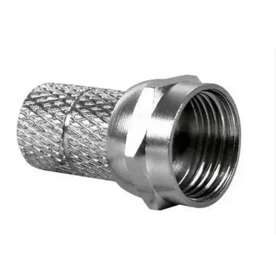 CONECTOR F Para RG59 ROSCA embalagem com 100 pecas