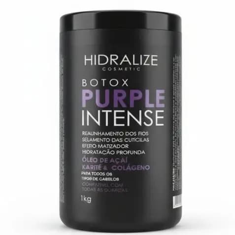 Botox Capilar Matizador Hidralize Purple Intense 1kg Loiras