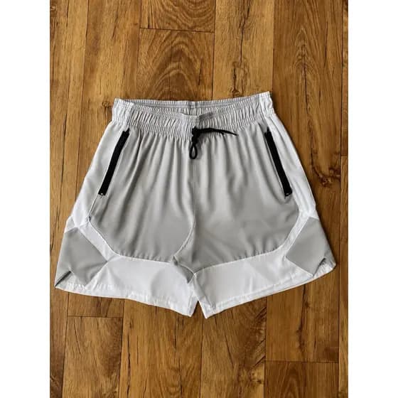 BERMUDA MASCULINA TRIÂNGULO COM ZÍPER DRY FIT