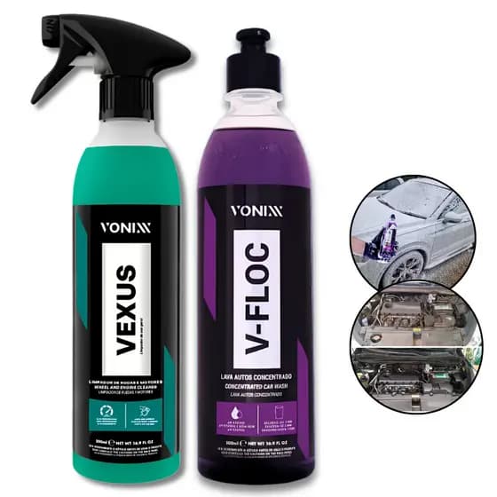 Shampoo Automotivo V Floc Vexus Limpador e Desengraxante Automotivo Vonixx