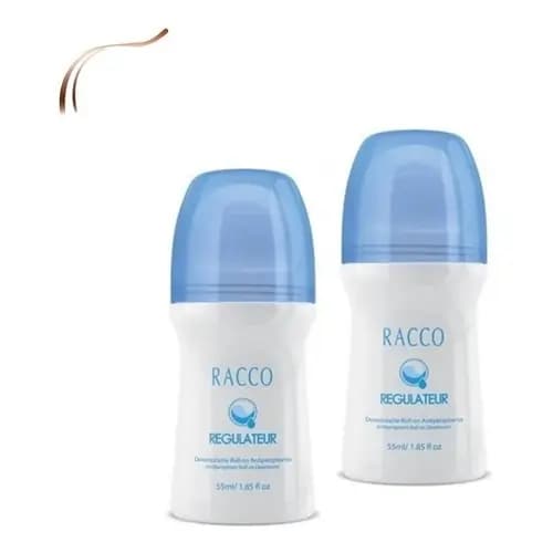 Kit 2 Desodorante Rollon Antitranspirante Regulateur Racco - 55ml