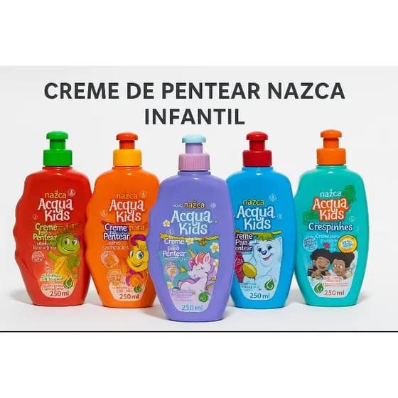 Creme de Pentear Nazca Acqua Kids Infantil 250ml