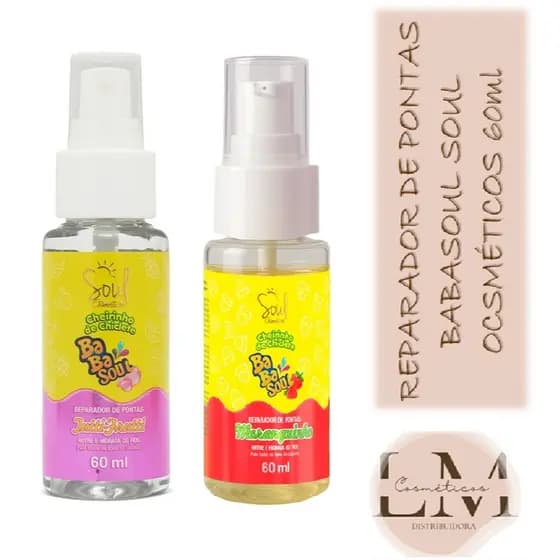 Reparador de Pontas linha Babasoul Soul Cosméticos 60ml