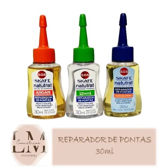 Reparador de Pontas Natural SOS Natutrat 30ml Skafe (Escolha o tipo)
