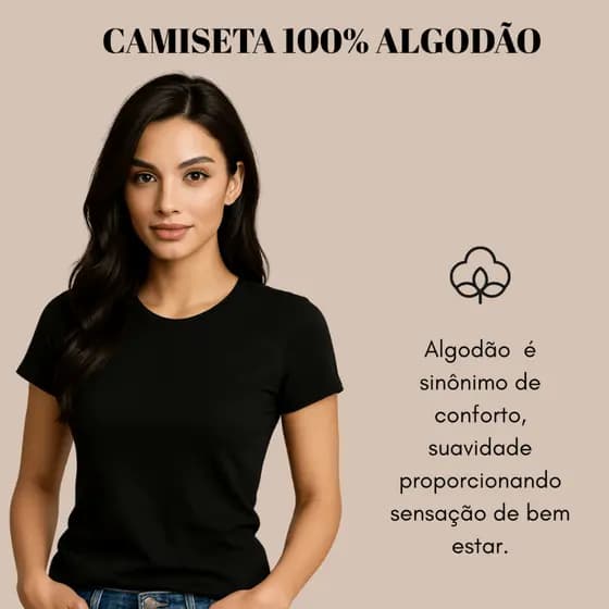 Camiseta Lisa fio 30.1 penteado 100% algodão Novidade
