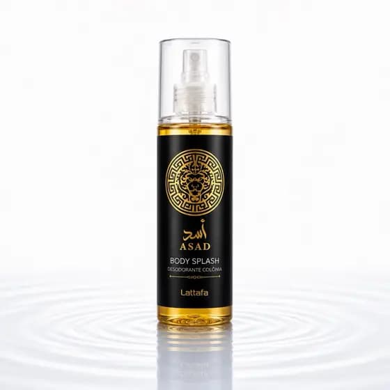 Body Splash Árabe Asad Masculino 200ml Intenso Oriental Alta Fixação Similar Importado
