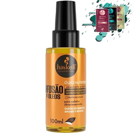 Óleo Finalizador Nutritivo 100ml Infusão de Óleos Haskell