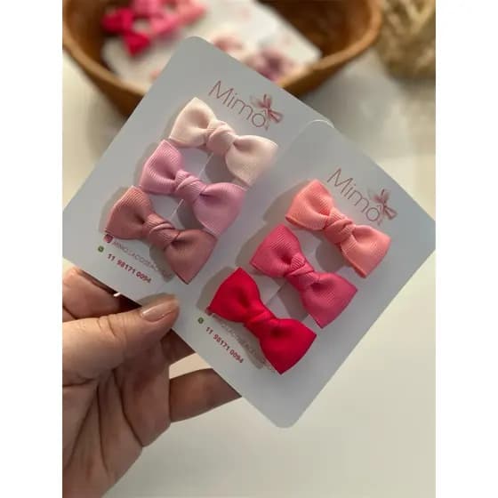 Kit c/ 6 pçs Presilhas Antideslizantes para Bebês Encapadas e Seguras, Acessórios Infantis/ Presilhas para bebês