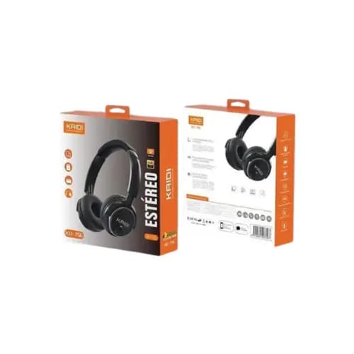 Fone De Ouvido Sem Fio KD-756 Estéreo Preto Kaidi