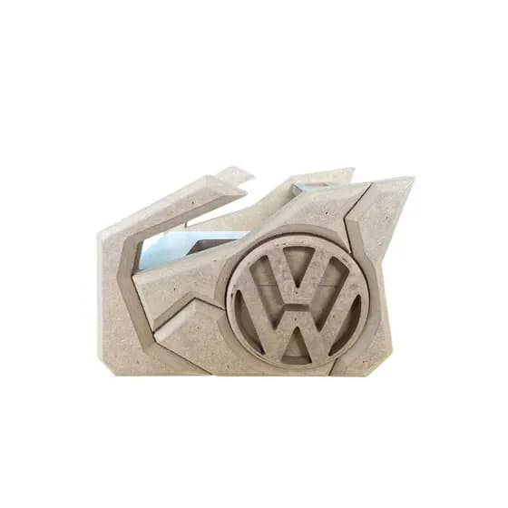 Rack Móvel Volkswagen para Som Automotivo 1 Din com Moldura Paredão, Trio e Porta-Malas