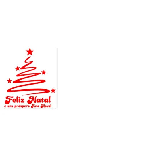 ADESIVO ARVORE DE NATAL PARA VITRINE