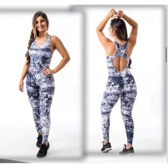 Macacão longo bojo Removível estampas variadas