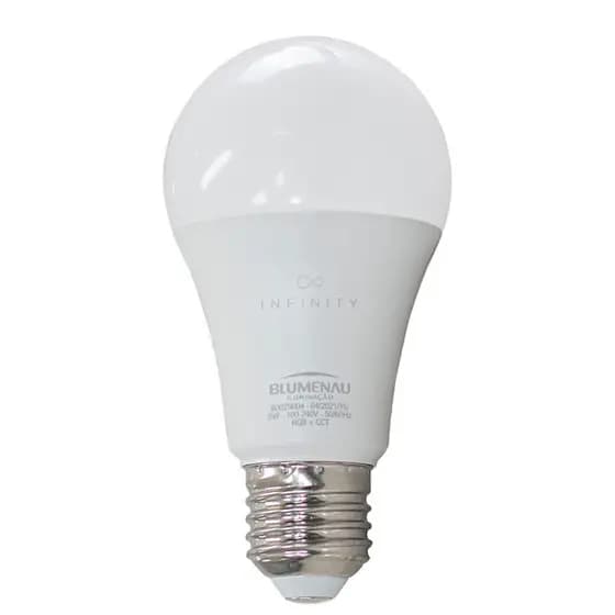 Lâmpada Smart A60 9w RGB+CCT Wifi E27 Blumenau