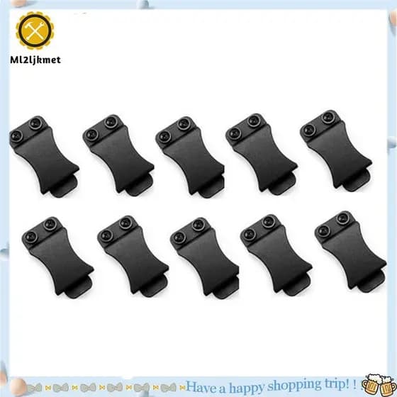 ml2ljkmet À Prova D'água 10 Pçs/Lote Clipes Rápidos Para Cintos De 1.5 Polegadas Cinto Kydex Loop Com Parafuso Se Encaix