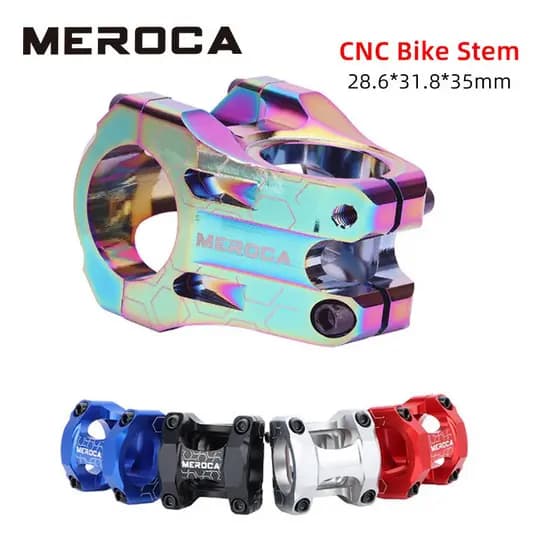 Haste De Bicicleta MEROCA Ultra Leve MTB 45mm 28.6 * 31.8mm