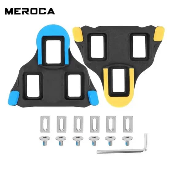 MEROCA Pedal De Bicicleta De Estrada Grampo SPD SL Pedais Placa Clipe Auto-Travamento Para SM-SH11 SH12 Sistema De Veloc