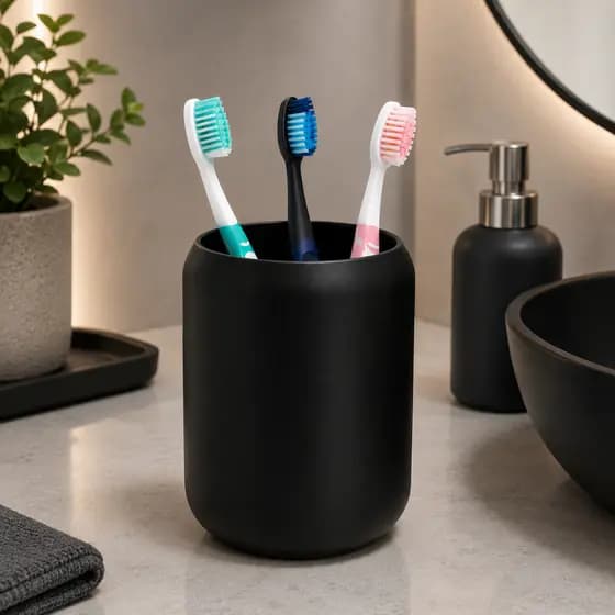 Porta Escova de Dente Organizador Banheiro Moderno Resistente