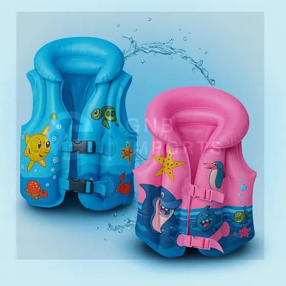 Boia Infantil Colete 3 Tamanhos Inflável Brinquedo Piscina Praia Lago