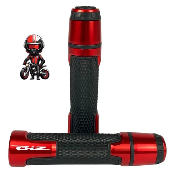 Manopla Esportiva Gravada a Laser Biz 125 Biz 100 Biz