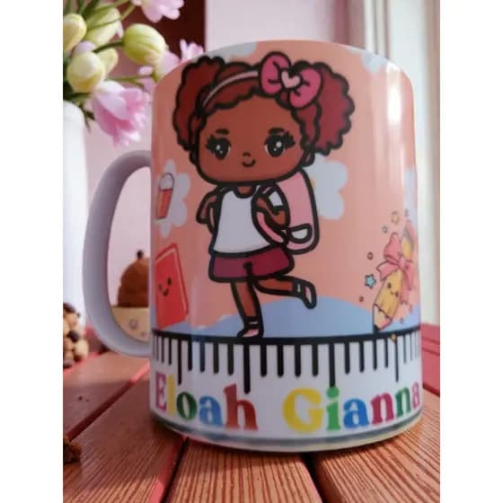 Caneca Plásticos Personalizada Infantil - Traga a sua imagem