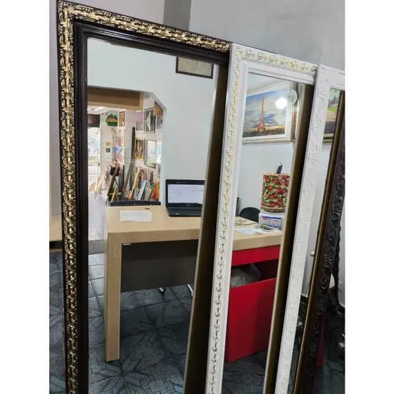 Espelho de Cristal com Moldura 170X50 FINAL- Salão, Maquiagem, Barbearia ENTREGAMOS SOMENTE EM SÃO PAULO