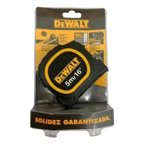 Trena Emborrachada Dewalt 5m Dwht34194 Com Gancho Magnetico