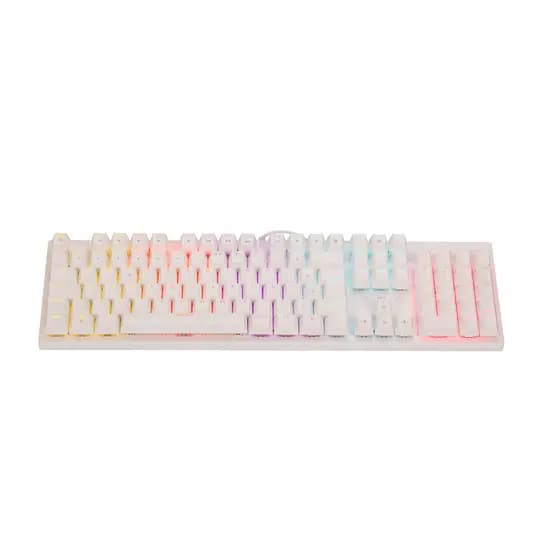 Teclado Mecânico Brx Gamer Mw617 White