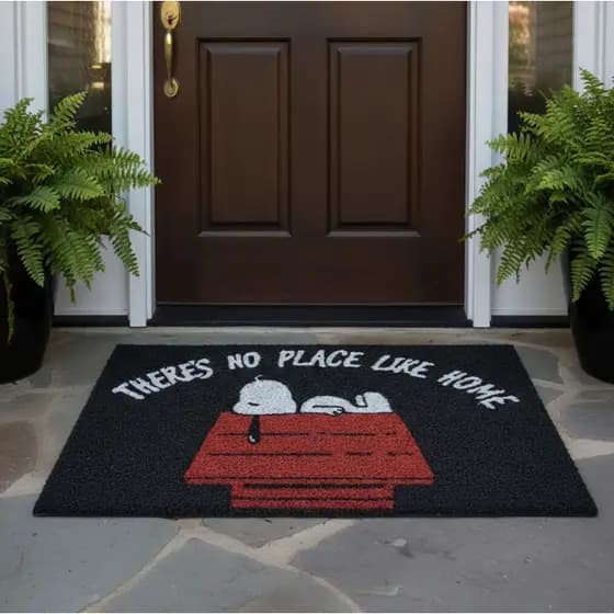 Tapete Capacho 60x40 There's No Place Like home 60x40 entrada casa lar ape