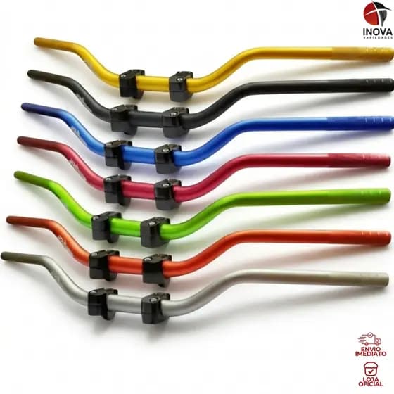 Guidão Esportivo Fat Bar Universal Moto CB300 Hornet XJ6 Titan Fan XRE Lander