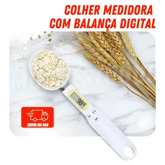 Colher de Medida Com Balança Digital - Sortida