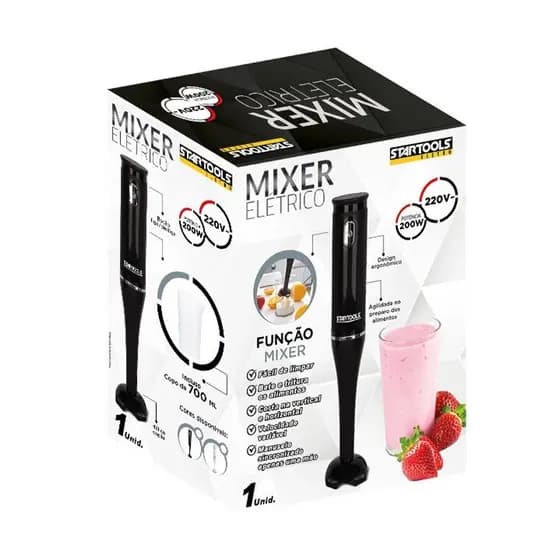 Mixer Elétrico com Copo 700ml 220V - Sortida