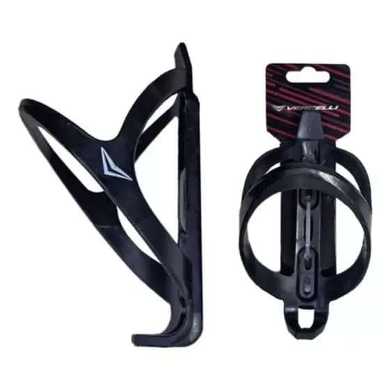 Suporte para Garrafa de Bicicleta Caramanhola MTB/Speed Com Parafuso - Super Leve - Cor Preta