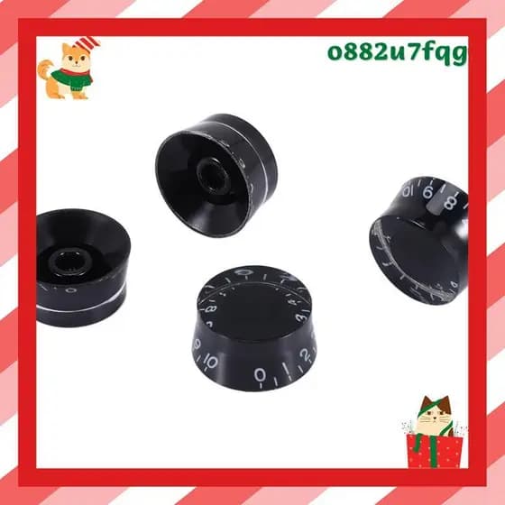 4 Pçs Guitarra Elétrica Topo Chapéu Botões Velocidade Volume Tom Controle Compatível Para LP Estilo o882u7fqg.br