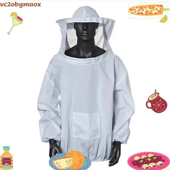Macacão De Proteção De Véu De Apicultura , Capa Manga De Apicultor vc2obymaox.br