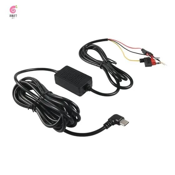 Kit De Fio Rígido Dash Cam Acc , Cabo Abaixador USB Tipo C Dashcam , 12V-24V Para DC 5V 3A De Alimentação Do Carregador