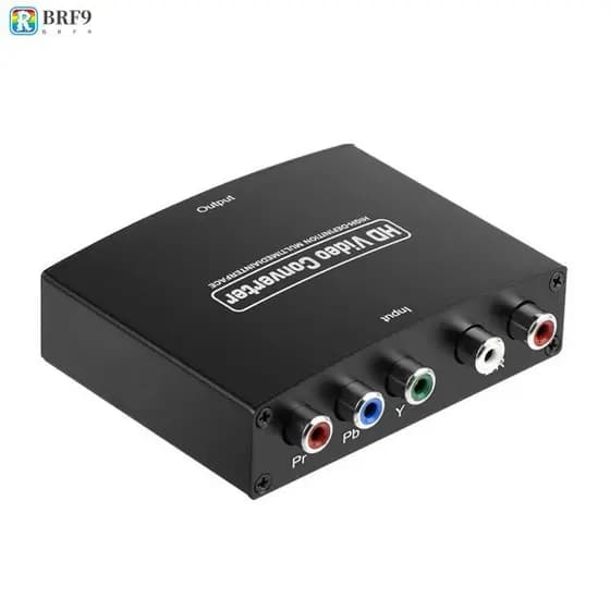 1 Conjunto Preto Ypbpr + L/Raudio Para-Conversor Compatível Componente De Alta Definição