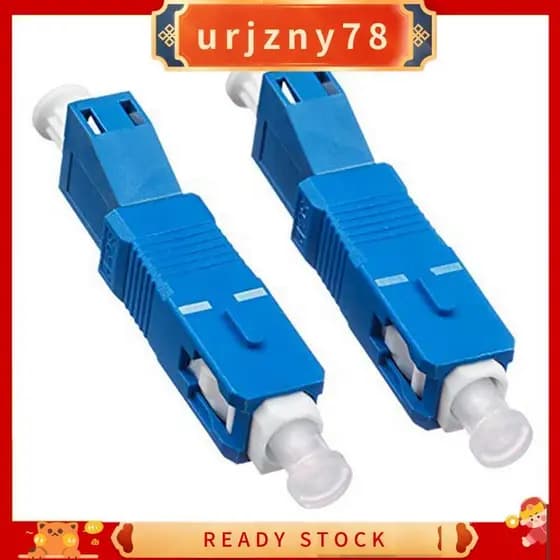 2 PCS Modo Único 9/125Um SC/UPC Macho Para LC Fêmea Híbrido Adaptador De Fibra Óptica Conector Medidor De Energia