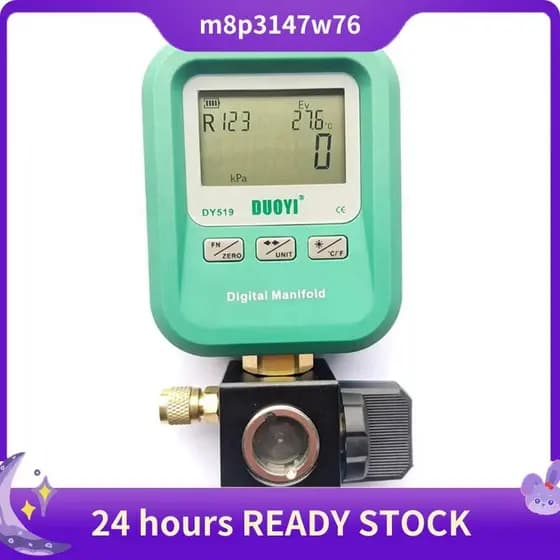 DY519 Medidor De Pressão De Enchimento De Flúor Vácuo Para Ar HVAC