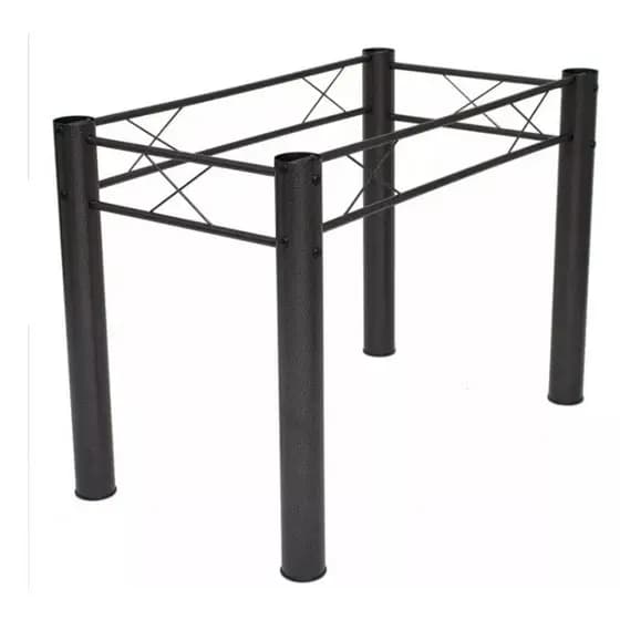 Armação Base Pé Para Mesa De Jantar Madeira Tampos Pedra 1,20 Top