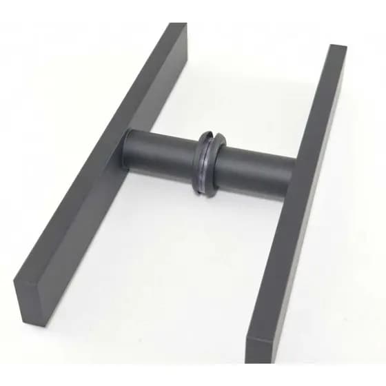 Puxador 1 Furo 20cm Barra Chata Para Box de banheiro ou Porta de Vidro