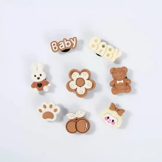 Kit de Pingentes Decorativos para Babuche buraco Personalizado– Cartoon acessórios